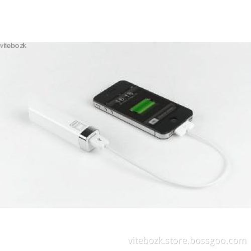 Cool Gifts Portable Lipstick Battery Charger 2200mAh